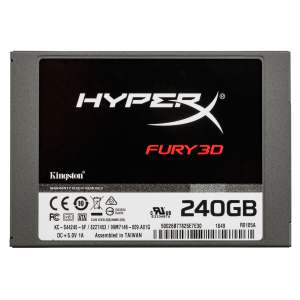 Kingston SSD HyperX Fury 3D 240GB 2.5" SATAIII TLC (KC-S44240-6F) рейтинг