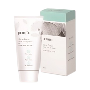 Зволожуючий крем для обличчя Petitfee Snow Lotus White Tone Up Cream 50 мл (8809508850009) в Дніпрі