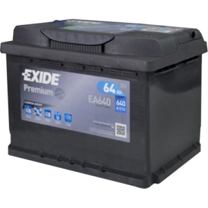 Автомобільний акумулятор Exide Premium 6СТ-64 (EA640) 64 Аг (-/+) Euro 640 А (EA640) краща модель в Дніпрі