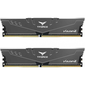 Оперативная память Team T-Force Vulcan Z DDR4-3200 16384MB PC-25600 (Kit of 2x8192) Gray (TLZGD416G3200HC16CDC01) ТОП в Днепре