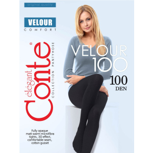 Колготки Conte Collant Velour 100 Den 5 р. Nero (4810226396049) в Дніпрі