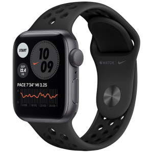 Смарт-часы Apple Watch SE Nike GPS 40mm Space Gray Aluminum Case with Anthracite/Black Nike Sport Band (MYYF2UL/A) лучшая модель в Днепре