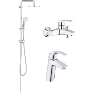 Набір змішувачів GROHE Eurosmart 123389M (23324001+27389002+33300002) ТОП в Дніпрі