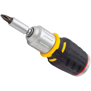 Викрутка Stanley + 6 біт Fatmax Stubby реверсивна (FMHT0-62688) краща модель в Дніпрі