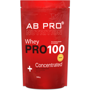 Protein AB PRO PRO 100 Whey Concentrated 1000 g Chocolate (PRO1000ABCH39) в Дніпрі