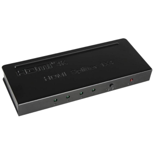 Спліттер PowerPlant HDSP4-M HDMI 1x4 V1.4, 4K (CA911509) в Дніпрі