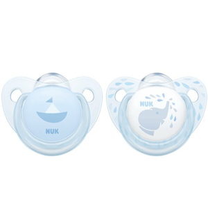 Пустышка для сна Nuk Baby Blue 0-6 мес 2 шт Голубая (4008600275046) в Днепре