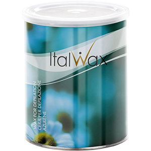 Теплый воск для депиляции ItalWax Азулен в банке 800 мл (8032835162013)