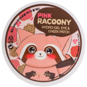 Гідрогелеві патчі для очей та вилиць Secret Key Pink Racoony Hydro-Gel Eye & Cheek Patch 90 г 60 шт (8809305998751) краща модель в Дніпрі