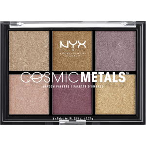 Палетка теней NYX Professional Makeup Cosmic Metal Shadow Palette 01 22 г (800897093228) надежный