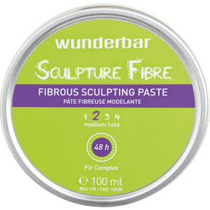 Паста для волосся Wunderbar Sculpture Fibre Fibrous Sculpting Paste волокниста скульптурна середньої фіксації 100 мл (5499899069277) рейтинг