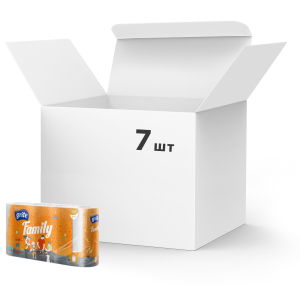 Упаковка бумажных полотенец Grite Family 2 слоя 83 листа 7 шт по 4 рулона (4770023348590) лучшая модель в Днепре