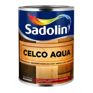 Лак для стін Sadolin Celco Aqua Глянцевий Безбарвний 2.5 л в Дніпрі