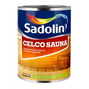 Лак для лазні Sadolin Celco Sauna Безбарвний 2.5 л краща модель в Дніпрі