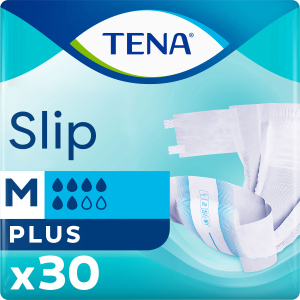 Подгузники для взрослых Tena Slip Plus Medium 30 шт (7322541118871) ТОП в Днепре