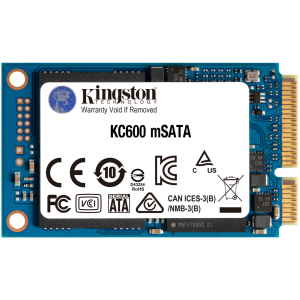 Kingston SSD KC600 512 ГБ mSATA SATAIII 3D NAND TLC (SKC600MS/512G) рейтинг