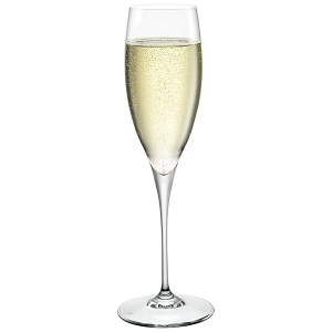 Набір келихів Bormioli Rocco Galileo для шампанського 260 мл 2 шт (170063GBL021990) краща модель в Дніпрі