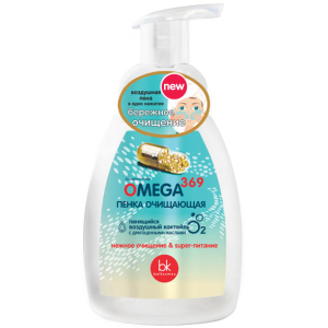 Пенка для лица Белкосмекс Очищающая Omega 369 260 г (4810090009939) в Днепре