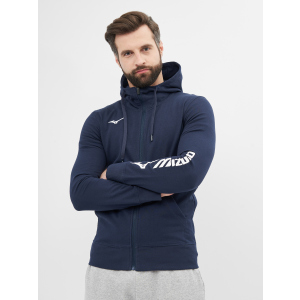 Спортивна кофта Mizuno 32EC7B7014 S Синя (5054698393444) ТОП в Дніпрі