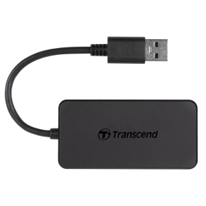 USB-хаб 4-портовий Transcend USB 3.1 Gen 1 (TS-HUB2K) ТОП в Дніпрі