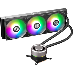 Система рідинного охолодження Lian Li Galahad AIO 360 Black Liquid Cooler with RGB (G89.GA360B.00) ТОП в Дніпрі