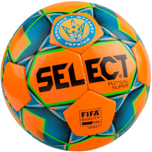 Мяч футзальный Select Futsal Super FIFA Orange-Blue (5703543256228)