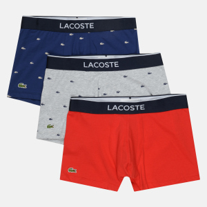 Труси-шорти Lacoste 5H3411-W3T S (T2) 3 шт Methylene/Silver Chine-Red (3614036140530_2000003545001) рейтинг