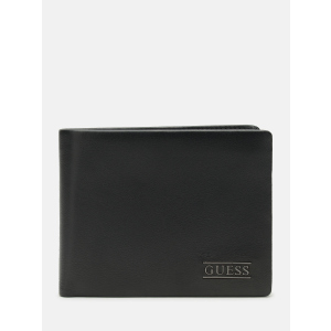 Мужское портмоне кожаное Guess SM2510-LEA24 Black (7613395753203) в Днепре