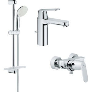 Набір змішувачів GROHE Eurosmart Cosmopolitan 126114M краща модель в Дніпрі