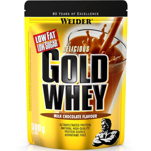 Протеїн Weider Gold Whey 500 г Шоколад (4044782312155) краща модель в Дніпрі