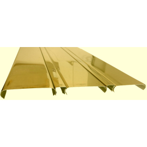 Реечный алюминиевый потолок Allux золото зеркальное глянцевое комплект 260 см х 260 см в Днепре
