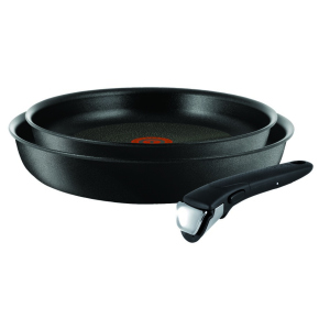 Набор сковород Tefal Ingenio Expertise 24 и 28 см + съемная ручка (L6509205) ТОП в Днепре