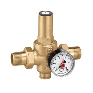 Редуктор тиску води Caleffi DN 1/2" (PN 25) мембранний статитка-динаміка до 80° С (536040) ТОП в Дніпрі