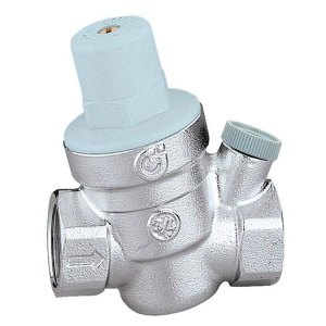 Редуктор тиску Caleffi DN 1/2" (60° С) мембранний з гніздом для манометра (533441) ТОП в Дніпрі