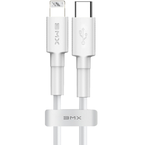 Кабель Baseus USB Type-C - Lightning BMX Mini 18W 1.2 м White (CATLSW-A02) в Дніпрі