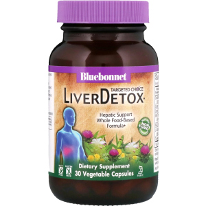 Комплекс для Детоксикации Печени Liver Detox Targeted Choice Bluebonnet Nutrition 30 растительных капсул (743715020207) ТОП в Днепре