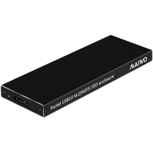 Внешний карман Maiwo для M.2 SSD (NGFF) SATA - USB 3.0 (K16N black) в Днепре