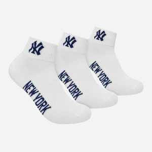 Носки New York Yankees 3 pk Quarter 15100003-1001 39-42 р 3 пары Белые (8718984009170) лучшая модель в Днепре