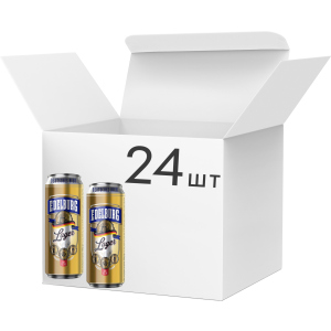 Упаковка пива Edelburg Lager світле фільтроване 5.2% 0.5 л х 24 шт (4260684190047) ТОП в Дніпрі