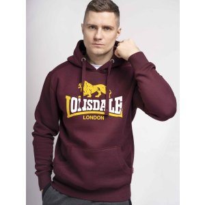 Худі Lonsdale THURNING 116030-2003 XL OxBlood (4251522353372) ТОП в Дніпрі