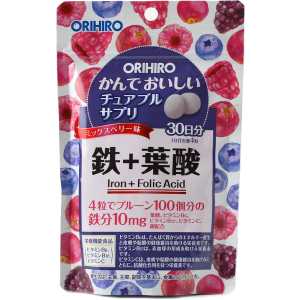 хороша модель Вітаміни Orihiro Залізо 60 г 120 жувальних таблеток (4571157256658)