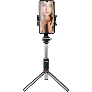 Трипод Dispho WS-18002 Selfie Stick Tripod Bluetooth Black ТОП в Дніпрі