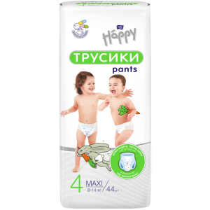 Підгузки-трусики дитячі Bella Baby Happy Maxi 8-14 кг 44 шт (5900516603236) ТОП в Дніпрі