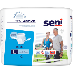 Підгузки-трусики для дорослих Seni Active Large 10 шт (5900516690915) ТОП в Дніпрі