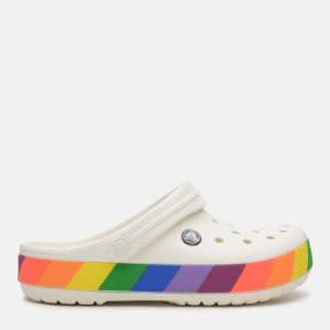 Кроки Crocs Jibbitz Crocband Rainbow Block 206361-94S-M5/W7 37-38 22,9 см Білі (191448456891) ТОП в Дніпрі