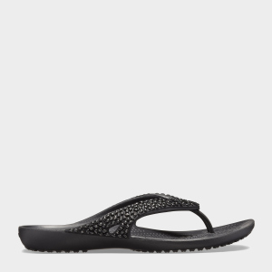 В'єтнамки Crocs Jibbitz Kadee Ii Embellished Flip 205741-001-W9 39-40 25.5 см Чорні (191448306943) краща модель в Дніпрі