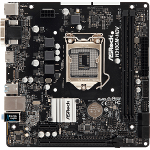 Материнская плата ASRock H310CM-HDV (s1151, Intel H310, PCI-Ex16) в Днепре