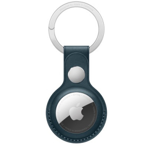 Шкіряний брелок Apple для AirTag з кільцем для ключів Baltic Blue (MHJ23ZM/A) ТОП в Дніпрі