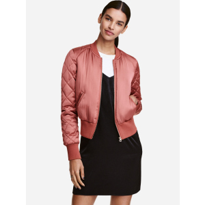 Бомбер H&M 3145224-ACXV 42 Темно-розовый (3000001829140) ТОП в Днепре