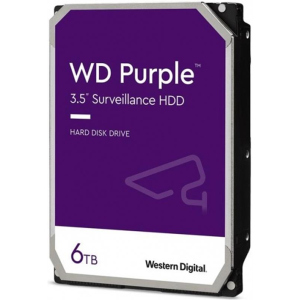 Накопитель HDD SATA 6.0TB WD Purple 5400rpm 128MB (WD62PURZ) в Днепре